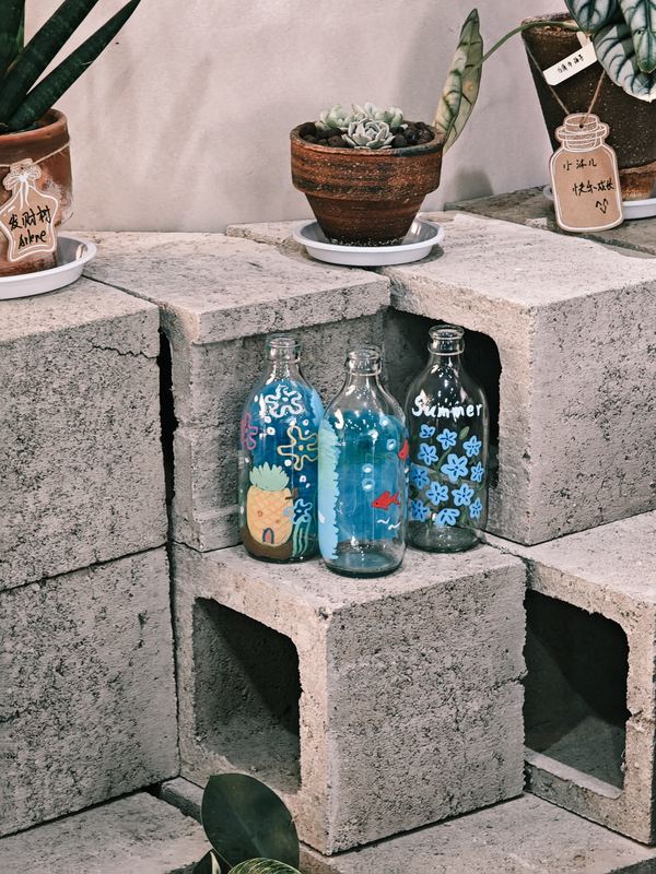 Bench and Bottles